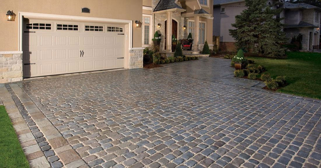 Cobblestone Paver Driveway