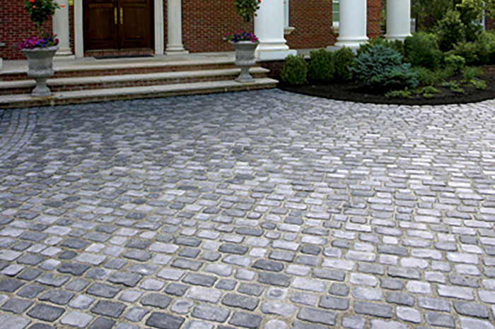 Cobblestone Paver Walkway Hamptons Long Island