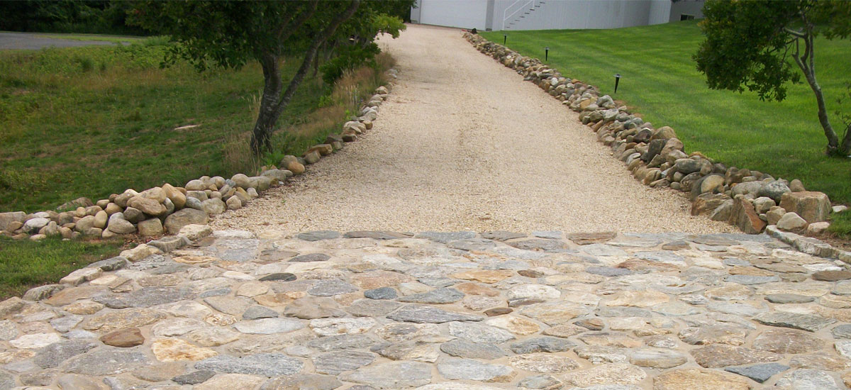 Hamptons Flagstone Driveway Apron