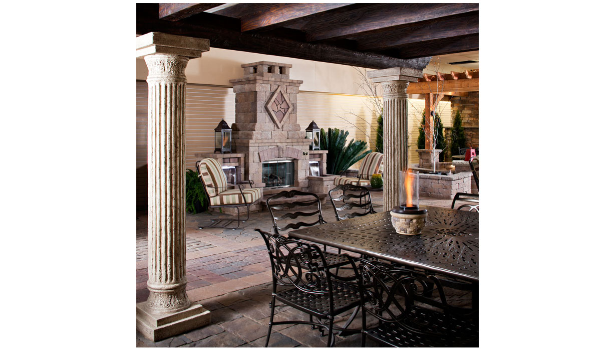 Outdoor Fireplace, Patio