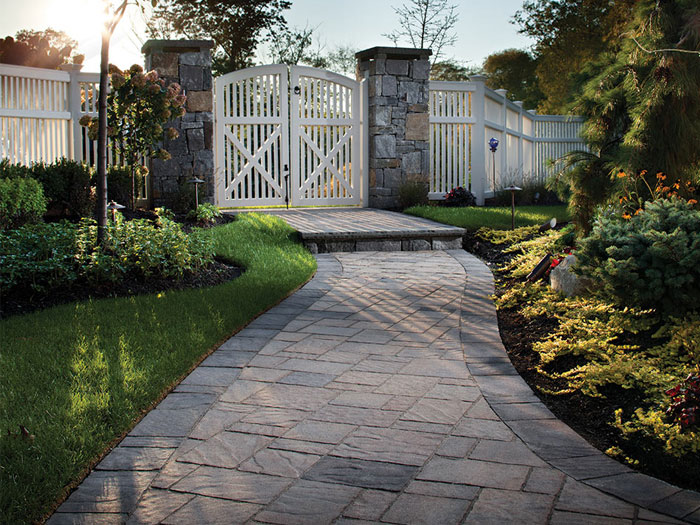 Estate Paver Walkway Entrance