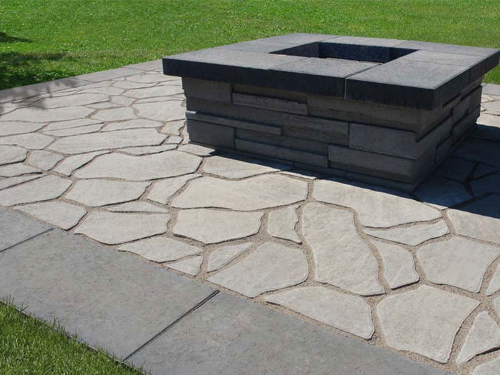 Contemporary Stone Design Firepit