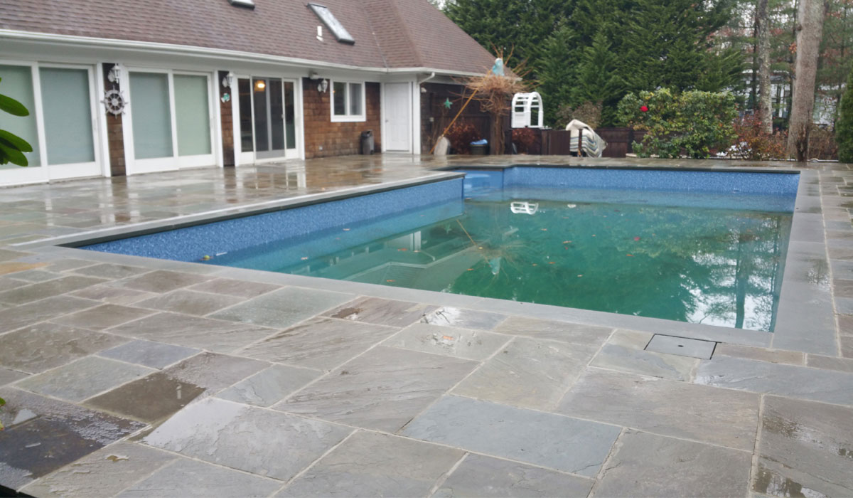 Bluestone Pool Patio Hamptons NY