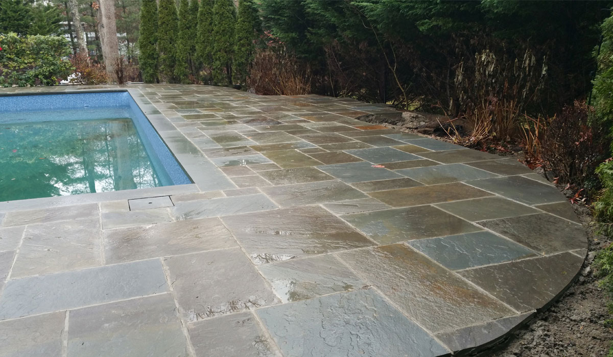 Bluestone Pool Patio Hamptons NY