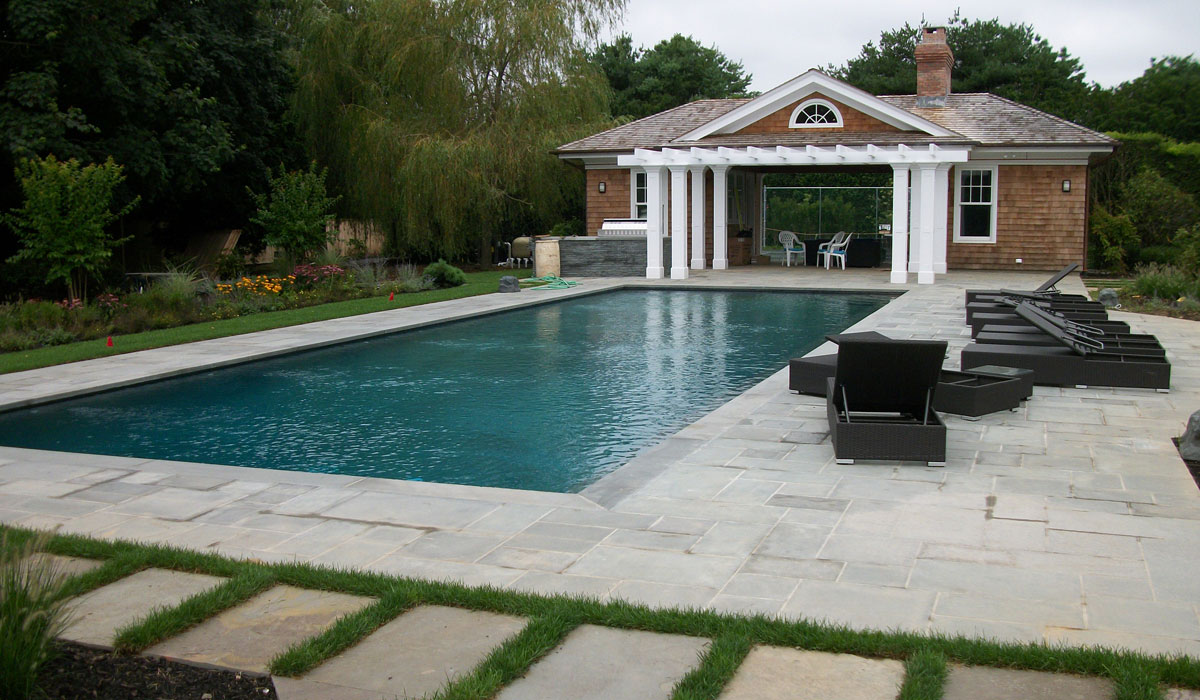 Bluestone Pool Patio Hamptons NY